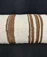 Turkish Hemp Pillow Cushion Natural Beige Brown Cushion Cover 14x40 #30481