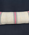 Turkish Hemp Pillow Cushion Natural Beige Gray Cushion Cover 14x40 #30482