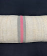 Turkish Hemp Pillow Cushion Natural Beige Gray Cushion Cover 14x40 #30482