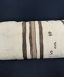 Turkish Hemp Pillow Cushion Natural Beige Brown Cushion Cover 14x40 #30488