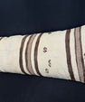 Turkish Hemp Pillow Cushion Natural Beige Brown Cushion Cover 14x40 #30488