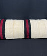 Turkish Hemp Pillow Cushion Natural Beige Black Cushion Cover 14x40 #30479