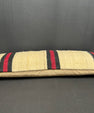 Turkish Hemp Pillow Cushion Natural Beige Black Cushion Cover 14x40 #30479
