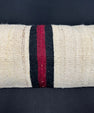 Turkish Hemp Pillow Cushion Natural Beige Black Cushion Cover 14x40 #30479