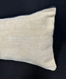 Turkish Hemp Pillow Cushion Natural Beige Black Cushion Cover 14x40 #30491