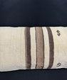Turkish Hemp Pillow Cushion Natural Beige Brown Cushion Cover 14x40 #30480
