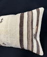 Turkish Hemp Pillow Cushion Natural Beige Brown Cushion Cover 14x40 #30480