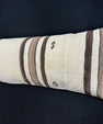 Turkish Hemp Pillow Cushion Natural Beige Brown Cushion Cover 14x40 #30480