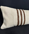 Turkish Hemp Pillow Cushion Natural Beige Brown Cushion Cover 14x40 #30470