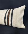 Turkish Hemp Pillow Cushion Natural Beige Brown Cushion Cover 14x40 #30470
