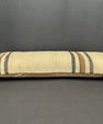 Turkish Hemp Pillow Cushion Natural Beige Black Cushion Cover 14x40 #30468