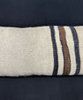 Turkish Hemp Pillow Cushion Natural Beige Black Cushion Cover 14x40 #30468
