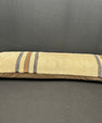 Turkish Hemp Pillow Cushion Natural Beige Black Cushion Cover 14x40 #30485