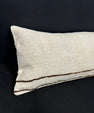 Turkish Hemp Pillow Cushion Natural Beige Brown Cushion Cover 14x40 #30484