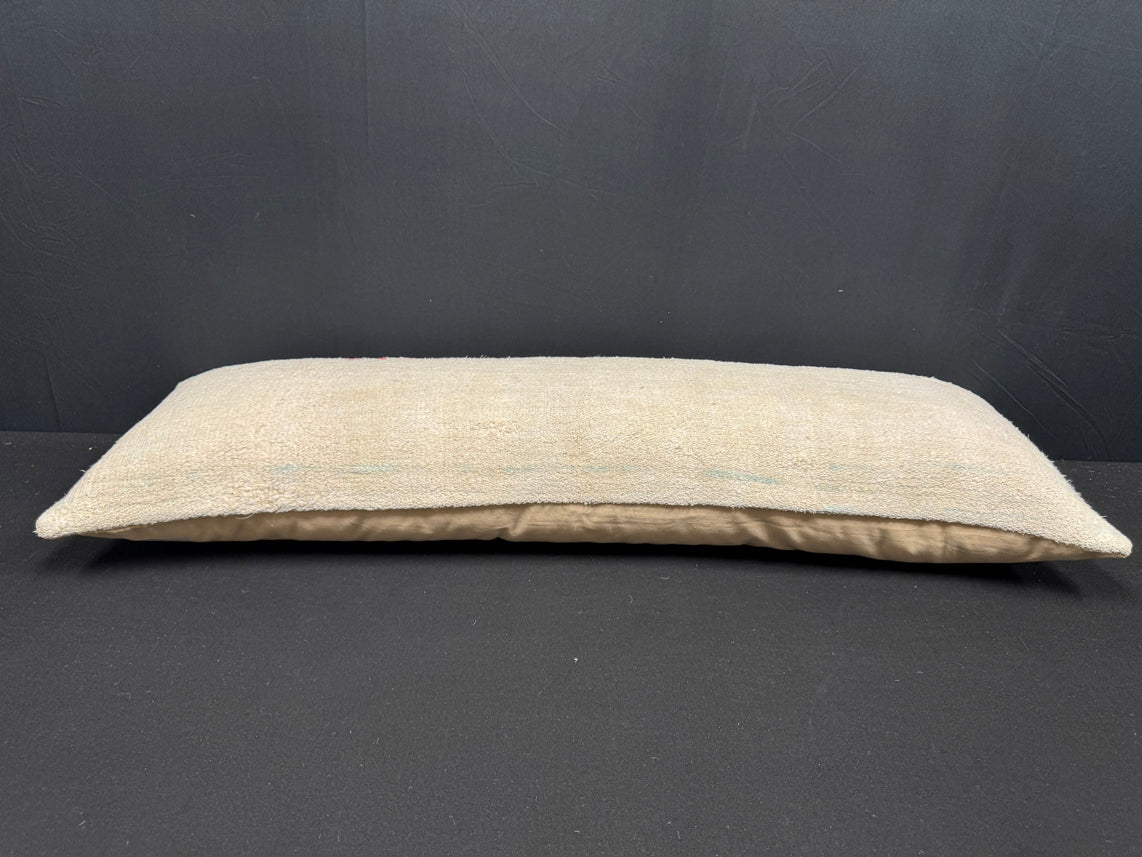 Turkish Hemp Pillow Cushion Natural Beige Brown Cushion Cover 14x40 #30487