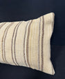 Turkish Hemp Pillow Cushion Natural Beige Brown Cushion Cover 14x40 #30462