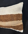 Turkish Hemp Pillow Cushion Natural Beige Brown Cushion Cover 14x40 #30466