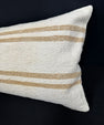 Turkish Hemp Pillow Cushion Natural Beige Brown Cushion Cover 14x40 #30464
