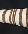 Turkish Hemp Pillow Cushion Natural Beige Brown Cushion Cover 14x40 #30441