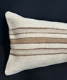 Turkish Hemp Pillow Cushion Natural Beige Brown Cushion Cover 14x40 #30463
