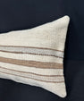 Turkish Hemp Pillow Cushion Natural Beige Brown Cushion Cover 14x40 #30463