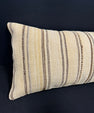 Turkish Hemp Pillow Cushion Natural Beige Brown Cushion Cover 14x40 #30465