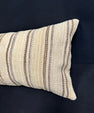 Turkish Hemp Pillow Cushion Natural Beige Brown Cushion Cover 14x40 #30465