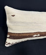 Turkish Hemp Pillow Cushion Natural Beige Brown Cushion Cover 14x40 #30483