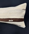 Turkish Hemp Pillow Cushion Natural Beige Brown Cushion Cover 14x40 #30483