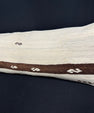 Turkish Hemp Pillow Cushion Natural Beige Brown Cushion Cover 14x40 #30483
