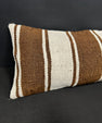 Turkish Hemp Pillow Cushion Natural Beige Brown Cushion Cover 14x40 #30440