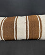 Turkish Hemp Pillow Cushion Natural Beige Brown Cushion Cover 14x40 #30440