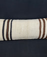 Turkish Hemp Pillow Cushion Natural Beige Brown Cushion Cover 14x40 #30445