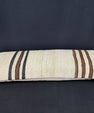 Turkish Hemp Pillow Cushion Natural Beige Brown Cushion Cover 14x40 #30445