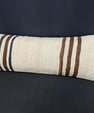 Turkish Hemp Pillow Cushion Natural Beige Brown Cushion Cover 14x40 #30445