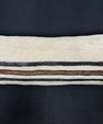 Turkish Hemp Pillow Cushion Natural Beige Black Cushion Cover 14x40 #30444