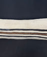 Turkish Hemp Pillow Cushion Natural Beige Black Cushion Cover 14x40 #30444