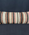 Turkish Hemp Pillow Cushion Natural Beige Black Cushion Cover 14x40 #30442