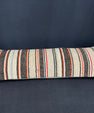 Turkish Hemp Pillow Cushion Natural Beige Black Cushion Cover 14x40 #30442