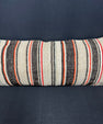Turkish Hemp Pillow Cushion Natural Beige Black Cushion Cover 14x40 #30442