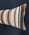 Turkish Hemp Pillow Cushion Natural Beige Black Cushion Cover 14x40 #30442