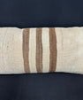 Turkish Hemp Pillow Cushion Natural Beige Brown Cushion Cover 14x40 #30443