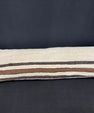 Turkish Hemp Pillow Cushion Natural Beige Brown Cushion Cover 14x40 #30458