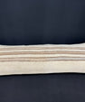 Turkish Hemp Pillow Cushion Natural Beige Brown Cushion Cover 14x40 #30451