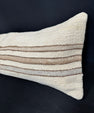 Turkish Hemp Pillow Cushion Natural Beige Brown Cushion Cover 14x40 #30451