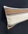 Turkish Hemp Pillow Cushion Natural Beige Brown Cushion Cover 14x40 #30503