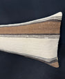 Turkish Hemp Pillow Cushion Natural Beige Brown Cushion Cover 14x40 #30503