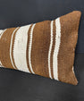 Turkish Hemp Pillow Cushion Natural Beige Brown Cushion Cover 14x40 #30506