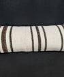 Turkish Hemp Pillow Cushion Natural Beige Brown Cushion Cover 14x40 #30456