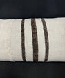 Turkish Hemp Pillow Cushion Natural Beige Brown Cushion Cover 14x40 #30456